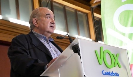 El candidato de Vox, Emilio del Valle.