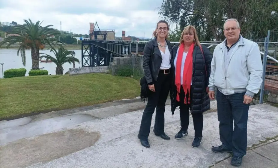 Visita al Puente de Los Ingleses, en El Astillero.