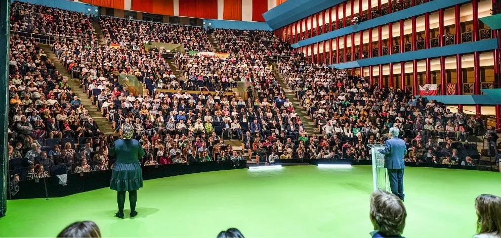 Intervención de Revilla en el Palacio de Festivales.