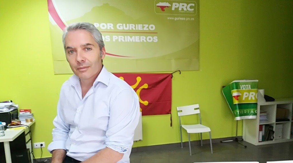 El candidato del PRC en Guriezo, Ángel Llano. R.A.