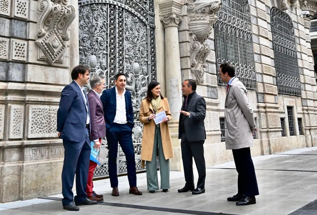 Visita a la nueva sede del Banco Santander.