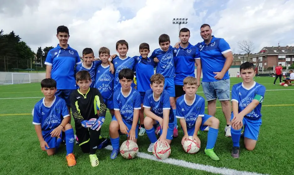 Equipo del Gama alevín. R.A.