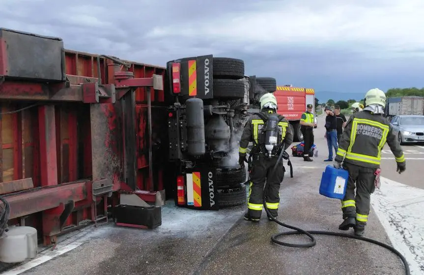 Accidente en Campoo de Yuso.