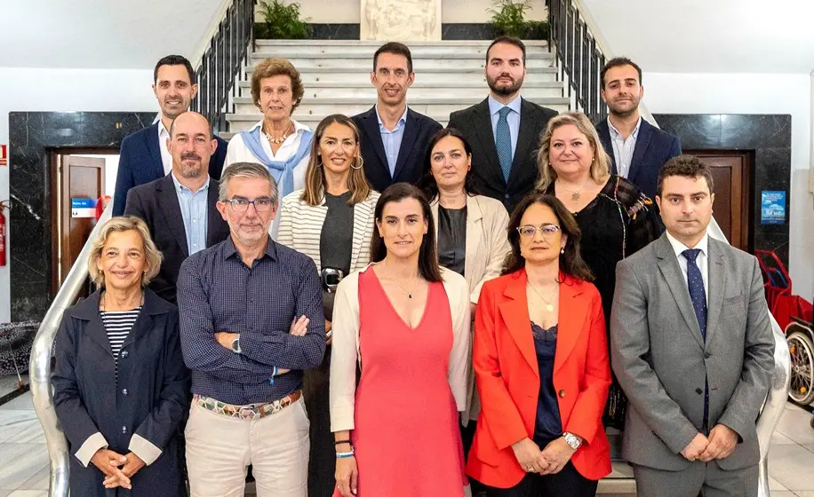 El equipo de Gobierno popular en Santander.