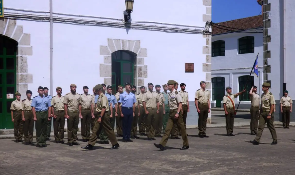 Revisión de las tropas. R.A.