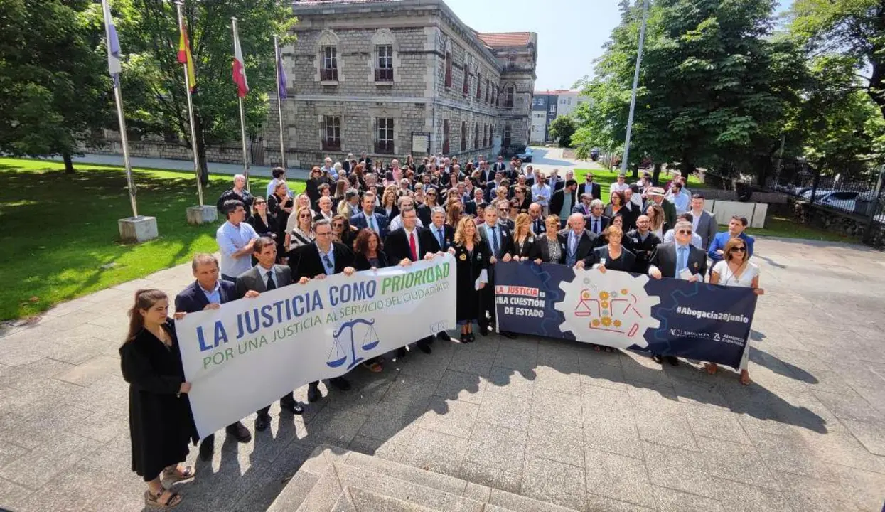 Concentración de la justicia en Santander.