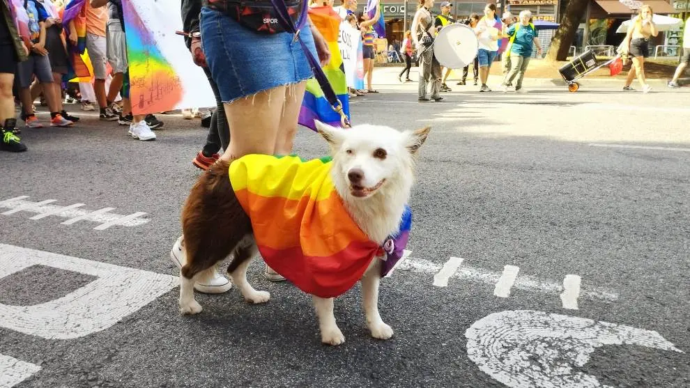 Participante con su mascota. Ángel Camarero