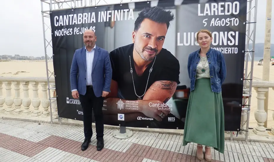 Presentación del concierto de Fonsi Nieto en Laredo. R.A.