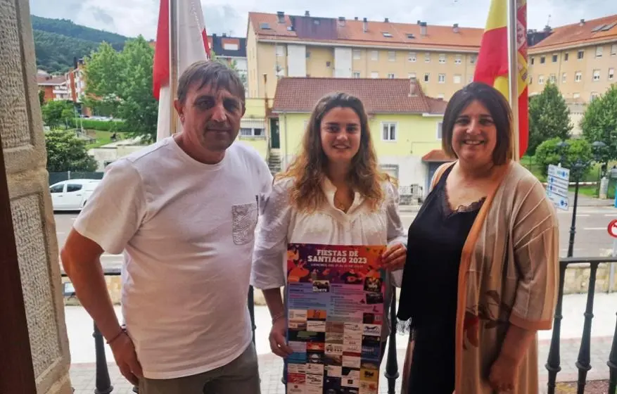 Presentación de las Fiestas de Santiago en Liencres.