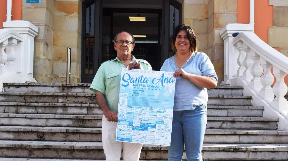 Presentación de las Fiestas de Santa Ana en Arce, en Piélagos.