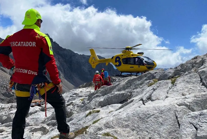 Rescate en Picos de Europa.