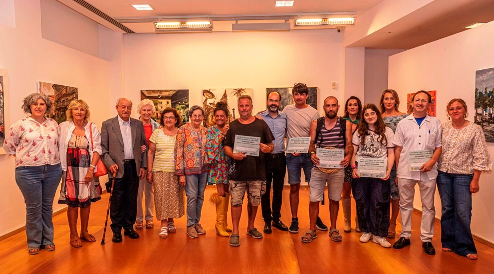 Premiados en el Concurso Nacional de Pintura al Aire Libre de Torrelavega.