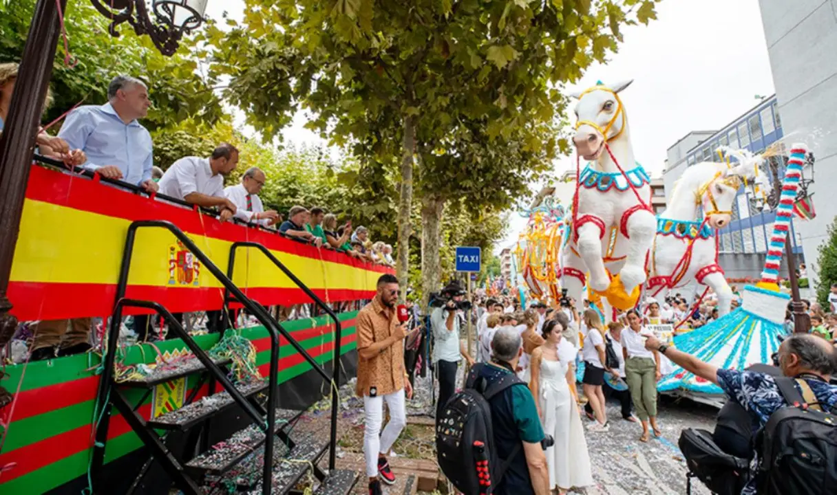 Un momento de la Gala Floral de Torrelavega.