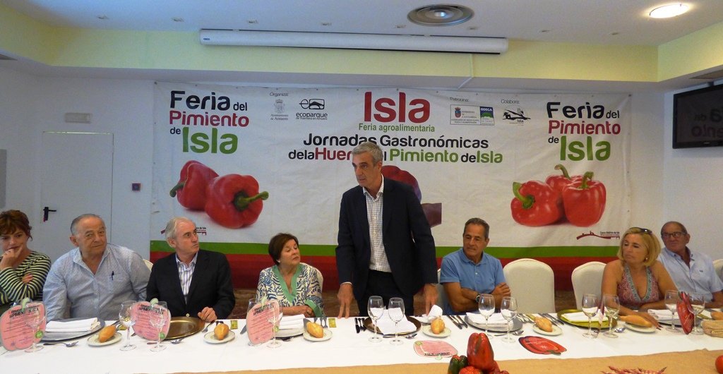 Presentación de las Jornadas Gastronómicas de la Huerta y el Pimiento de Isla. Nyka Goicoechea