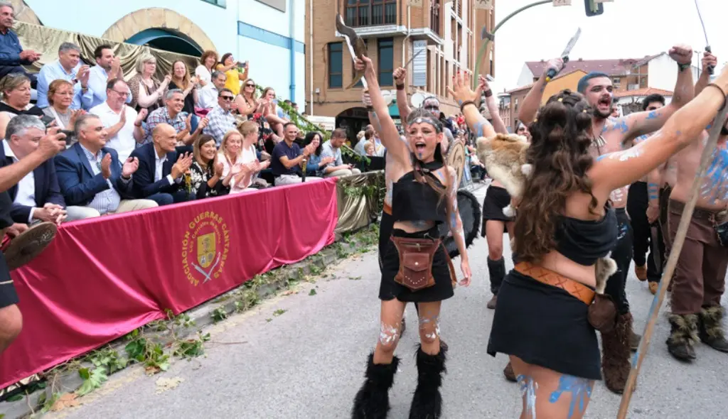 Desfile de las Guerras Cántabras en Los Corrales de Buelna.