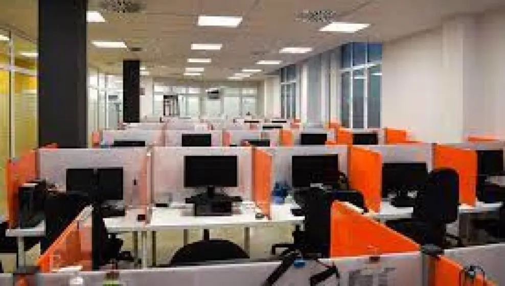 Interior de la empresa.