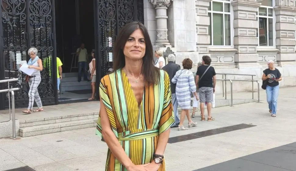 La portavoz de Vox en el Ayuntamiento de Santander, Laura Velasco.