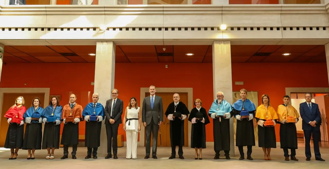 El monarca visitó de nuevo Cantabria, en este caso la Universidad de Cantabria.