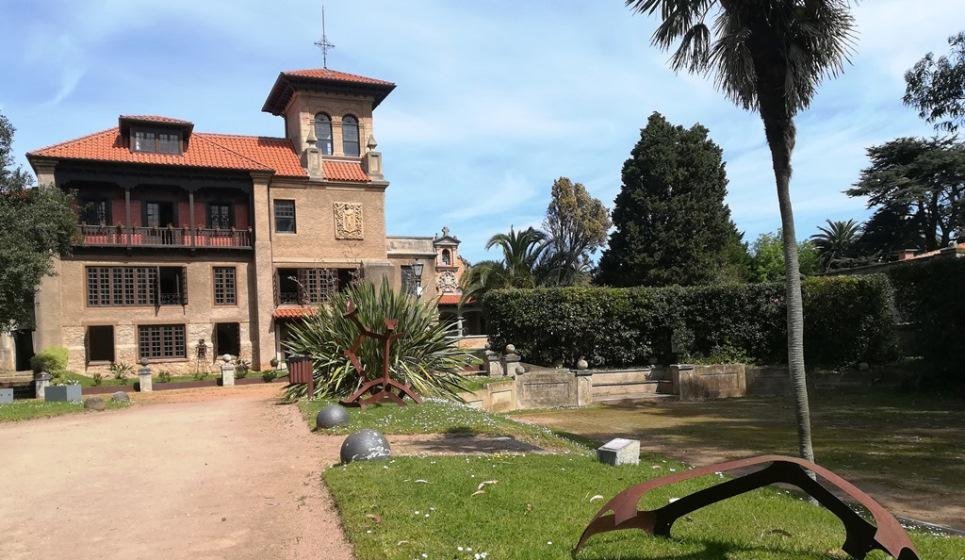 Jardín del Palacio Marqués de Albaicín, en Noja. R.A.