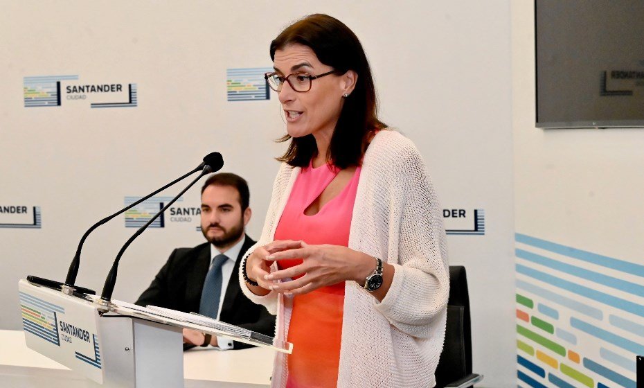 La alcaldesa de Santander, Gema Igual, presentó las ordenanzas fiscales.