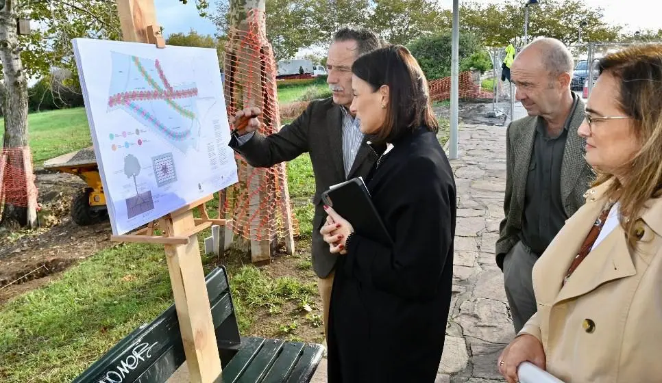 Inicio de las obras del parque 2020 en Santander.