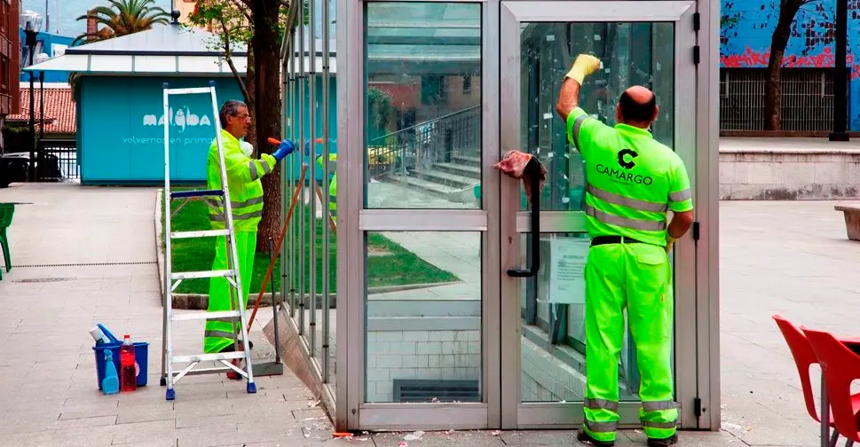 Trabajadores del Consistorio de Camargo.