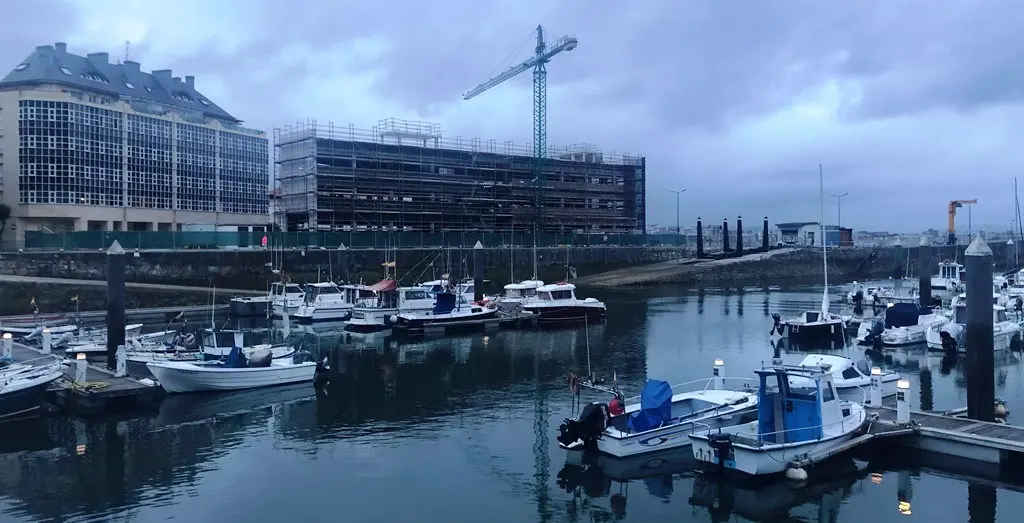 Obras del Centro de Formación Náutico-Pesquero en Laredo.