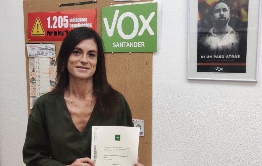 La concejala de Vox en Santander, Laura velasco.