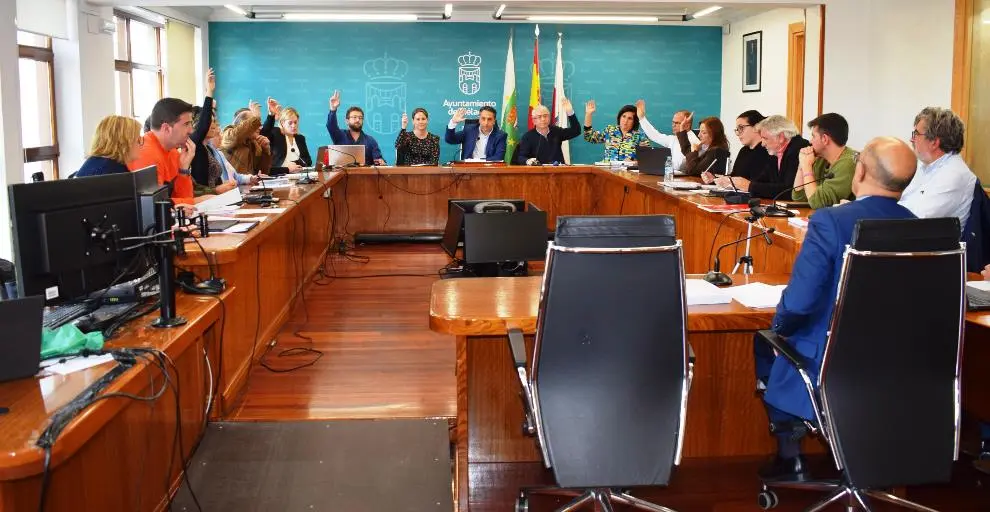 Celebración del Pleno en Piélagos.