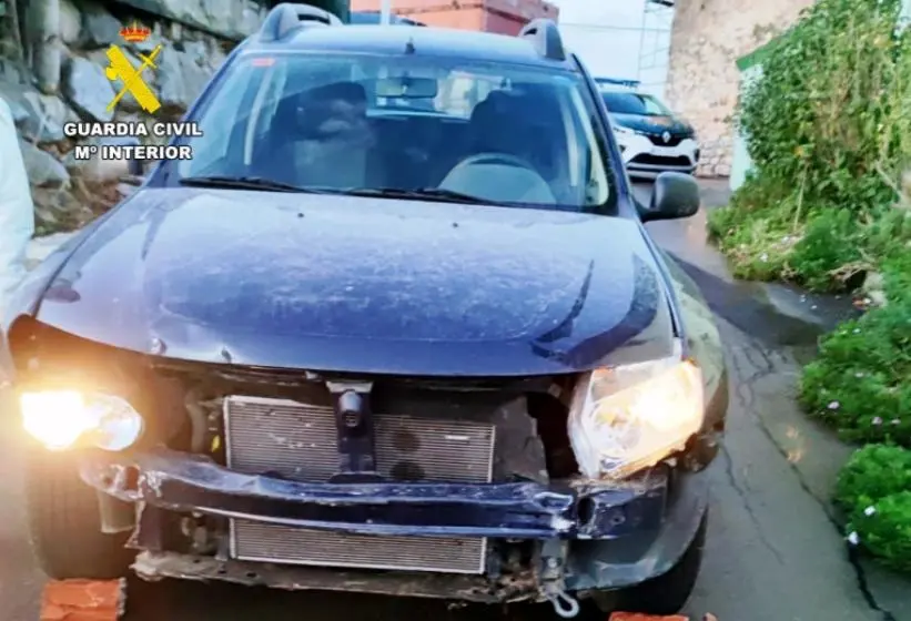 Vehículo sustraído en Colindres.