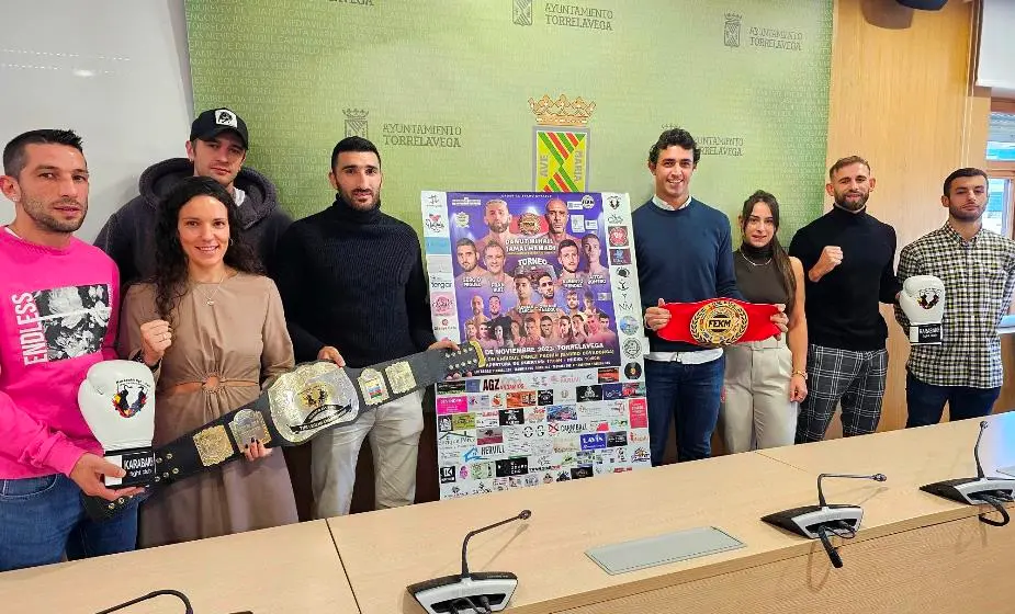 Presentación de los combates en Torrelavega.