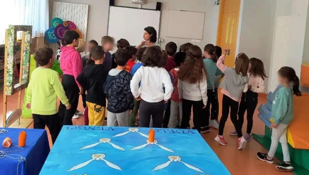 Taller en el colegio María Torner.