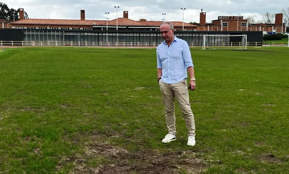 Campo de fútbol del Öscar Freire en Torrelavega.