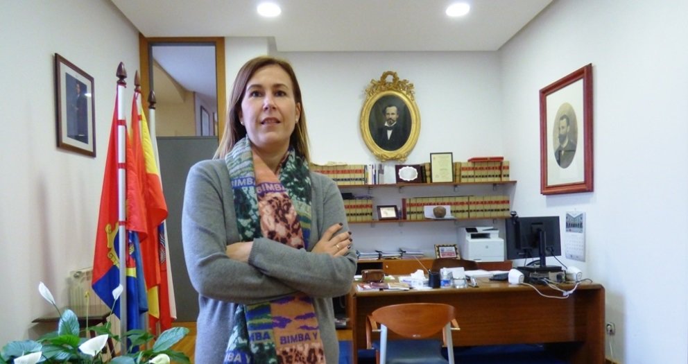 La alcaldesa de Medio Cudeyo, María Higuera (PRC). R.A.