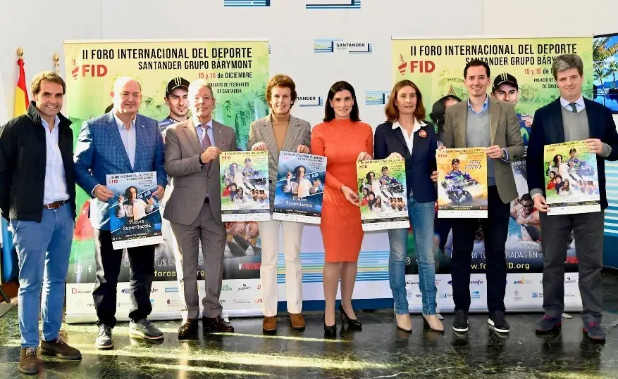 Presentación del Foro del Deporte en Santander.