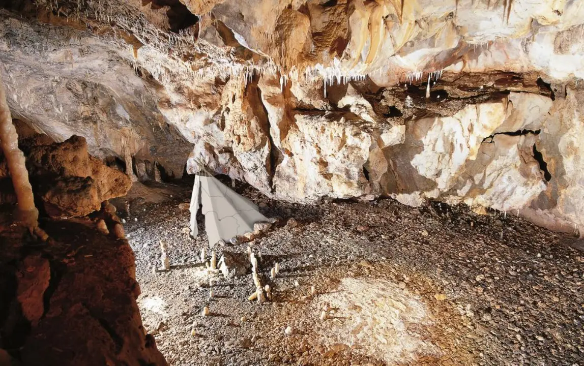 Interior de La Garma.