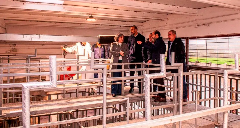 Visita a la cuadra del Matadero Municipal de Torrelavega.