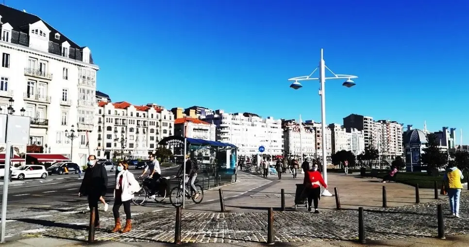 Rotonda de Puertochico, en Santander.