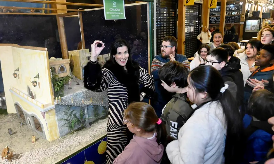 Inauguración en el Mercado del Este, en Santander.