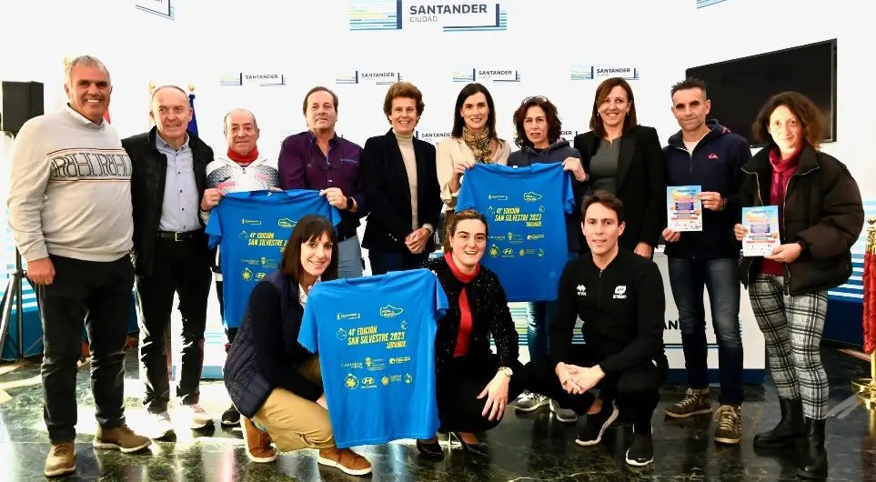 Presentación de la San Silvestre de Santander.