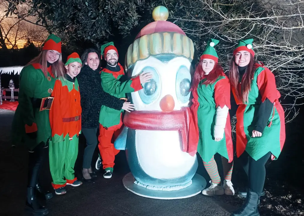 Bezana Carmen Pérez en el Parque de la Navidad