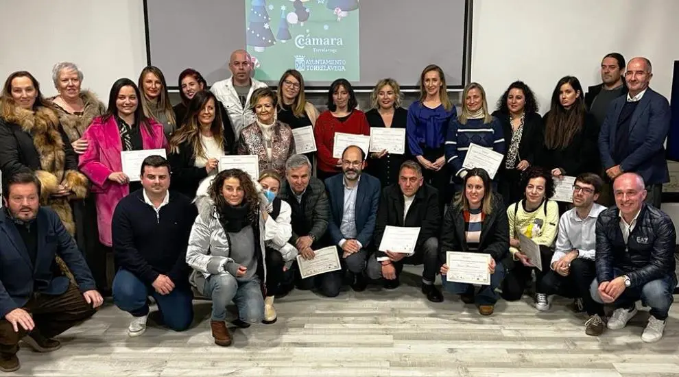 Un momento del acto de entrega de los premios en Torrelavega.