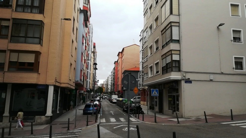 Calle Floranes en Santander. R.A.
