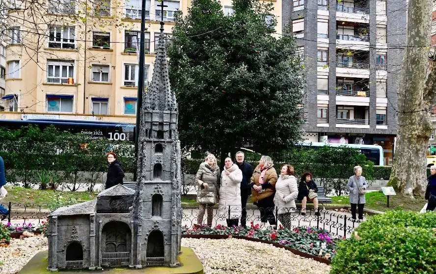 Estado del monumento de Santander.