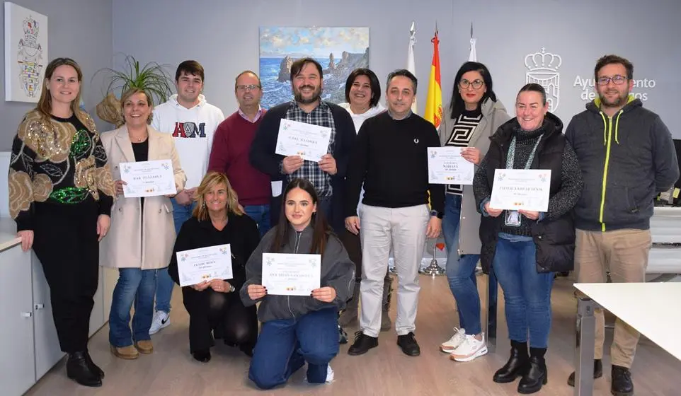 Entrega de los premios navideños en Piélagos.