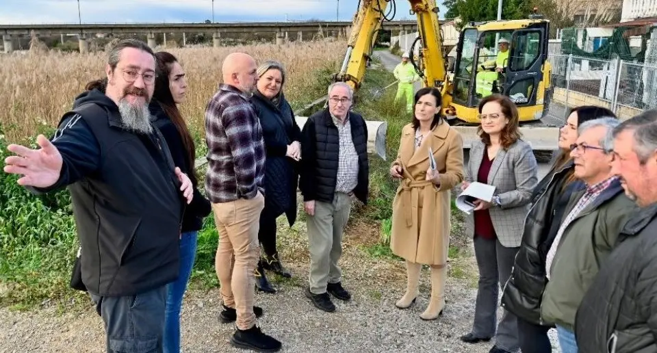 Visita a las obras