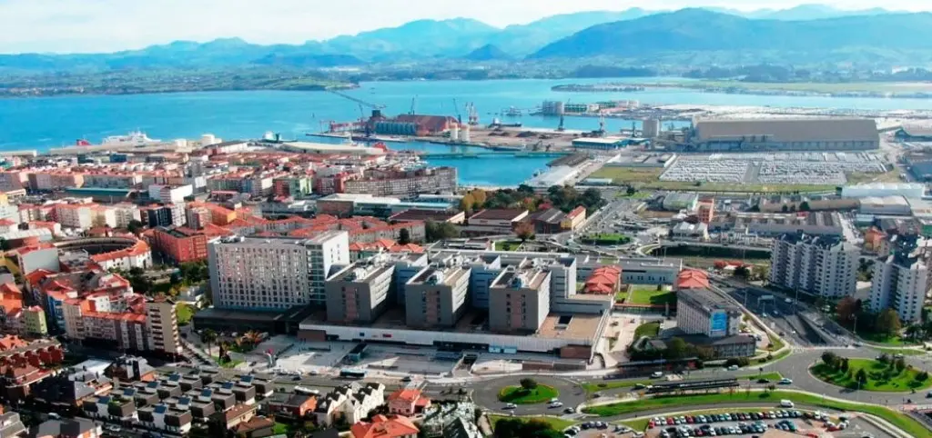 Panorámica de Santander.