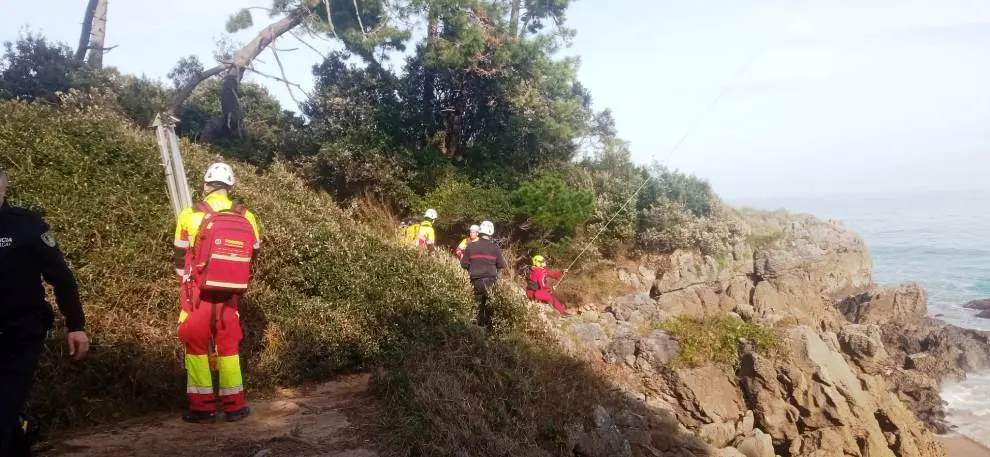 Zona de los acantilados en Noja.