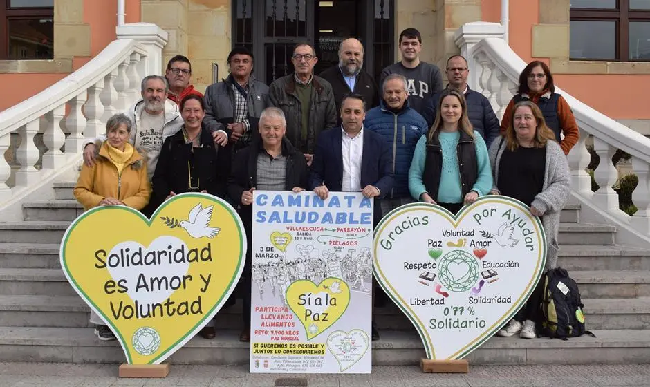 Presentación de la Caminata Solidaria en Piélagos.