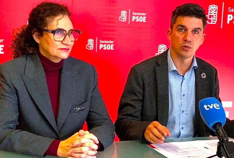 Rueda de prensa del PSOE de Santander.